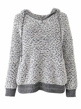 Chunky Knit Sweater - MOD - Black White M/L
